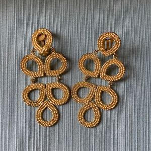 Lisi Lerch Ginger Gold Clip On Earrings - Lonestar Southern
